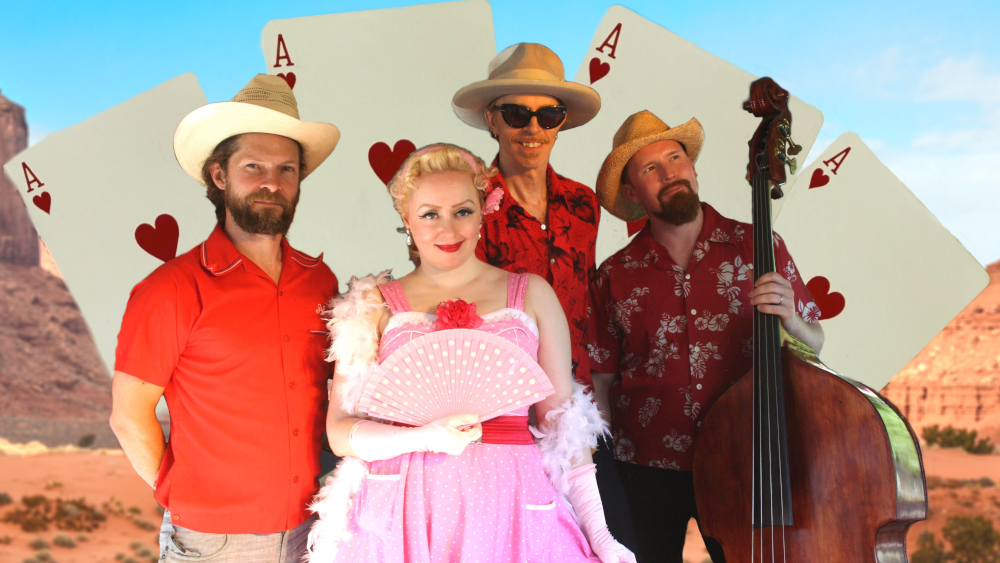 Ruuhijärvi Rockabilly Hop: Sweet Jeena And Her Sweethearts & Sassy Brigittes Show la 15.07.2023 18:00   Artisti:  Sweet Jeena and her Sweethearts   Paikka: Ruuhijärven nuorisoseurantalo, Ruuhijärvi, Nastola, Suomi  Liput: 25 &euro;