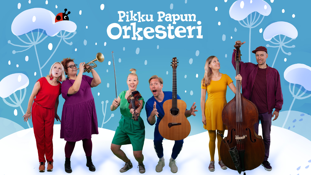 Pikku Papun Orkesteri & Liisa Kallio to 01.12.2022 18:00   Artisti:  Pikku Papun Orkesteri   Paikka: Kanneltalo, Kannelmäki, Helsinki, Suomi      Osta liput (6 &euro;)       Liput: 6 &euro;  (lippu.fi)