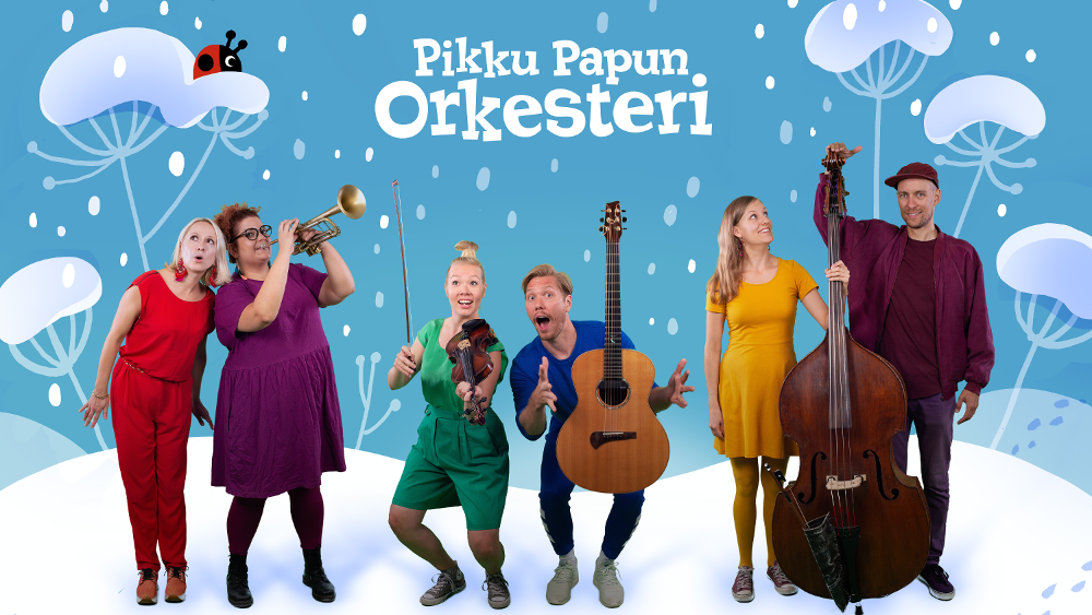 Pikku Papun Orkesteri & Liisa Kallio la 18.03.2023 14:00   Artisti:  Pikku Papun Orkesteri   Paikka: Kanneltalo, Kannelmäki, Helsinki, Suomi      Osta liput (6 &euro;)       Liput: 6 &euro;  (lippu.fi)